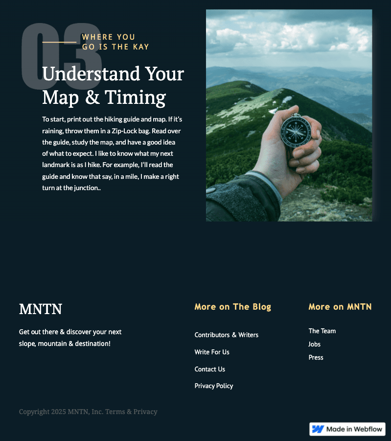 Webflow Website with Scroll Animations & CMS Integration screenshot 7