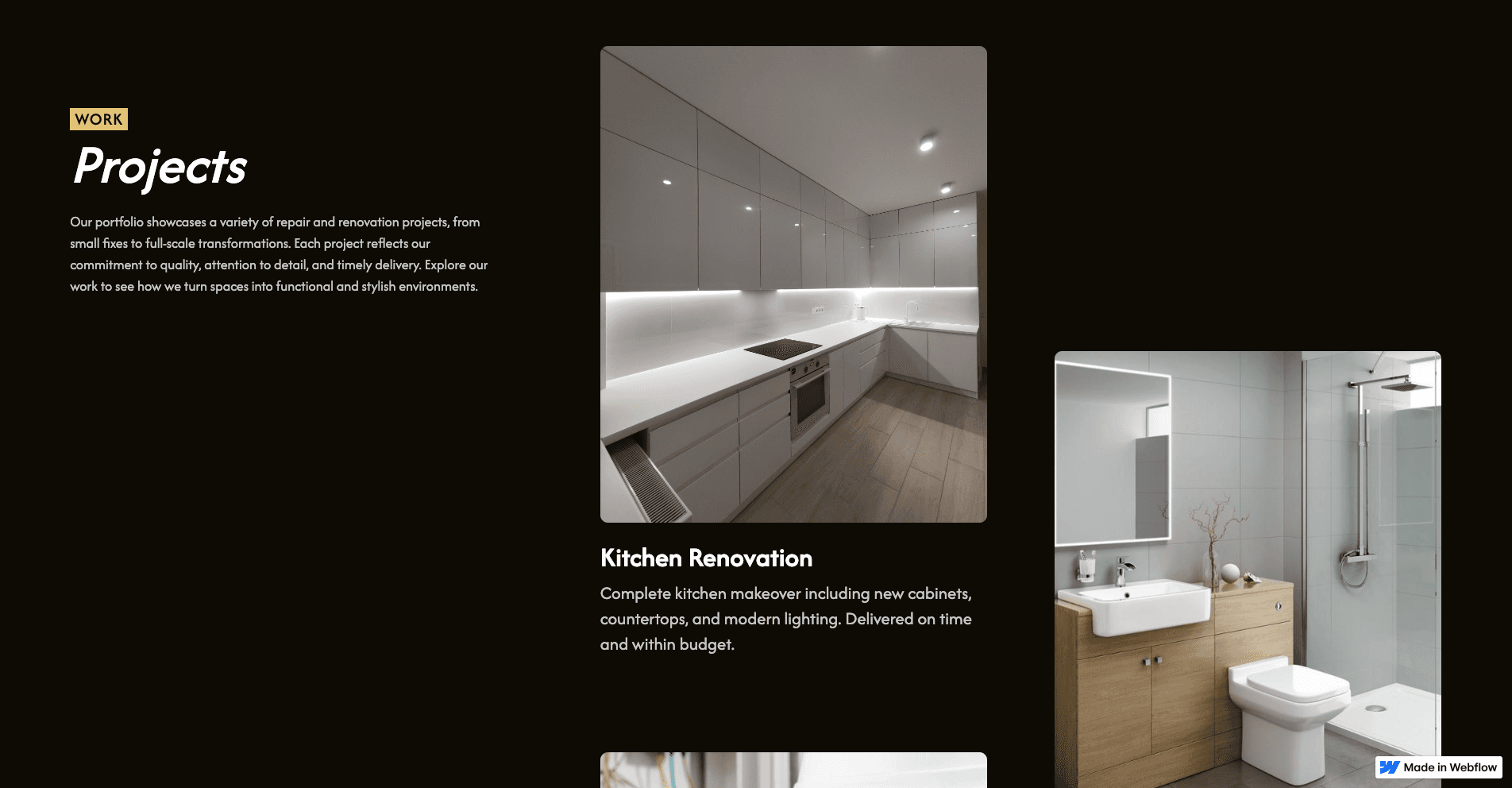 Webflow Project: Website Redesign & Landing Page Design screenshot 3